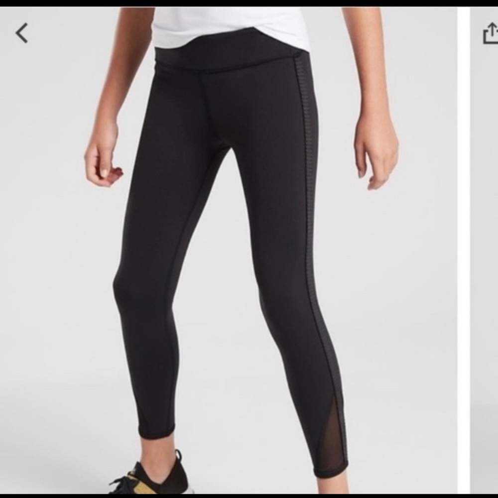 Athleta girl leggings barley worn